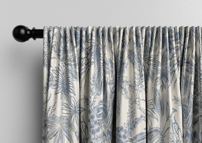 Maui, Indigo - Made to Measure Curtains - Image 9